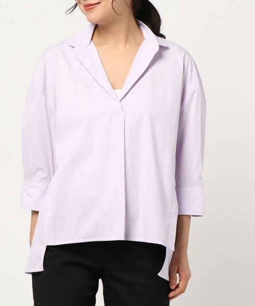 TICCA（ティッカ）の「【TICCA】スキッパーシャツ（シャツ/ブラウス 