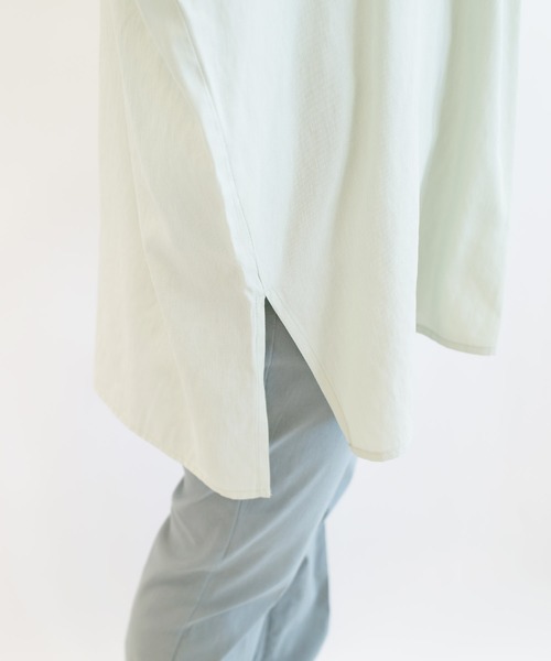 DouDou(ドゥドゥ)の「2WAYシャツ(シャツ/ブラウス・レディース・ブラック/オフホワイト/ミント・FREE)」の22枚目の写真