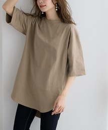 サイドスリットチュニックTシャツ