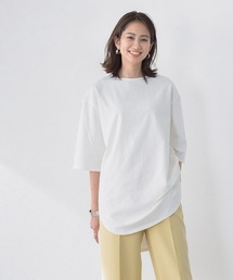 サイドスリットチュニックTシャツ