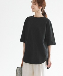 サイドスリットチュニックTシャツ