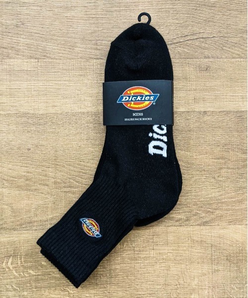 Dickies（ディッキーズ）の「Dickies/ディッキーズ　Q.3PACKS  SOCKS（ソックス/靴下・メンズ・ホワイト/ブラック/ブラック系その他/ホワイト系その他・MEDIUM/FREE）」の4枚目の写真