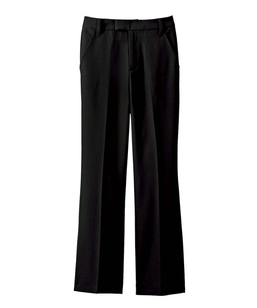 GeeRA（ジーラ）の「センタープレスフレアーパンツ（その他パンツ・レディース・ブラック/ブラウン/ブルー/アイボリー/スモークピンク・SMALL/MEDIUM/LARGE/X-LARGE/XX-LARGE）」の16枚目の写真