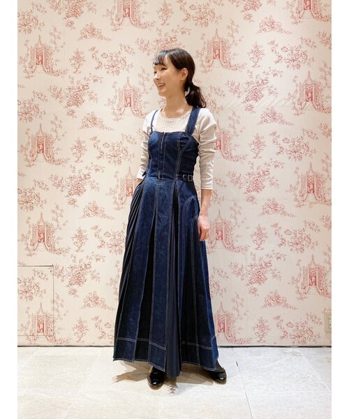 【CASA FLINE】フロントホックデニムロングワンピース フロントホックデニムロングワンピース | CASA FLINE公式通販 rumors