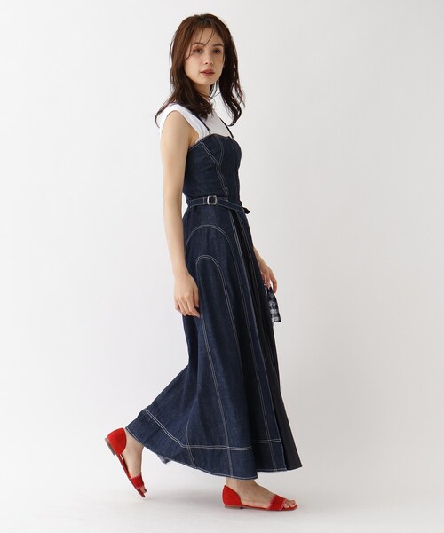 【CASA FLINE】フロントホックデニムロングワンピース フロントホックデニムロングワンピース | CASA FLINE公式通販 rumors