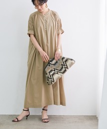 ADAM ET ROPE' | コットンボイルロングワンピース(ワンピース)