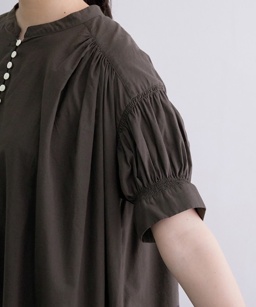 ADAM ET ROPE'（アダムエロペ）の「コットンボイルロングワンピース（ワンピース・レディース・チャコールグレー/ベージュ/ラベンダー・FREE）」の13枚目の写真