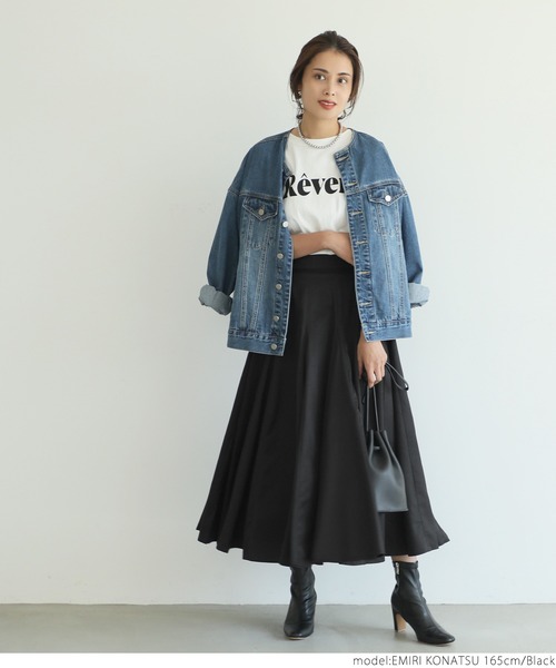 coca(coca)(コカ)の「ボリューム切り替えスカート(スカート・レディース・ブラック・ONE SIZE)」の8枚目の写真