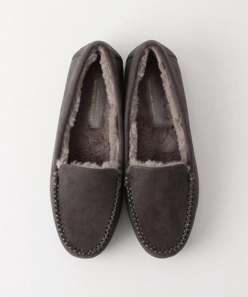 green label relaxing（グリーンレーベルリラクシング）の「[21.5cm~24.5cm]CFC フェイクファー ウォーム モカシン(1.0cmヒール)（モカシン/デッキシューズ・レディース・ダークブラウン/グレー/ベージュ/ブラック・S/M/XS/L）」の8枚目の写真