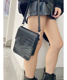 GYDA | エナメルクロコミニショルダーBAG(ショルダーバッグ)