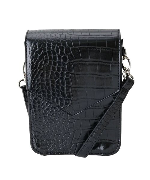 GYDA（ジェイダ）の「エナメルクロコミニショルダーBAG（ショルダーバッグ・レディース・ブラック/ブラウン・FREE）」の5枚目の写真