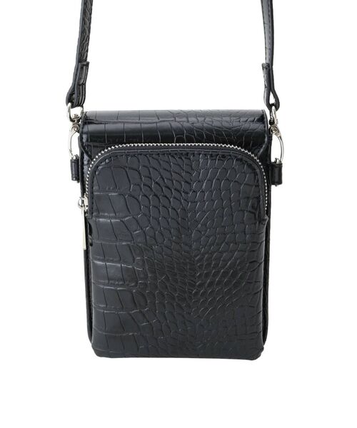 GYDA（ジェイダ）の「エナメルクロコミニショルダーBAG（ショルダーバッグ・レディース・ブラック/ブラウン・FREE）」の7枚目の写真