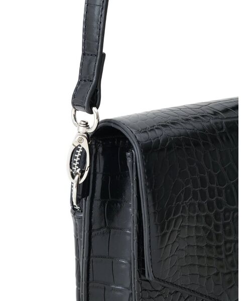 GYDA（ジェイダ）の「エナメルクロコミニショルダーBAG（ショルダーバッグ・レディース・ブラック/ブラウン・FREE）」の8枚目の写真