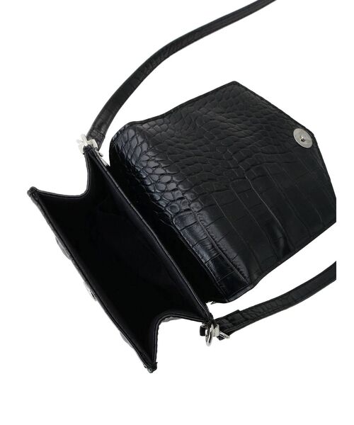 GYDA（ジェイダ）の「エナメルクロコミニショルダーBAG（ショルダーバッグ・レディース・ブラック/ブラウン・FREE）」の9枚目の写真