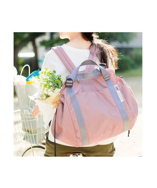212 KITCHEN STORE(トゥワントゥキッチンストア)の「フェリシモ レジカゴリュック ブラック(エコバッグ/サブバッグ・レディース・その他・00)」の3枚目の写真