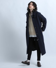 eL】 Short Beaver Balmacaan Coat/891828を使った人気ファッション 
