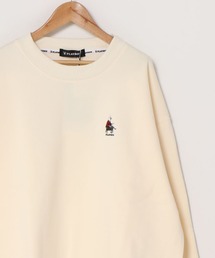 PLAYBOY（プレイボーイ）の「PLAYBOY/プレイボーイ ビッグシルエット ラビット ロゴ 刺繍 スウェット トレーナー（スウェット）」