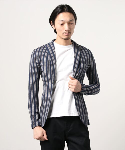 セール Havana ストライプ2bシングルジャケット テーラードジャケット Nano Universe ナノユニバース のファッション オンライン