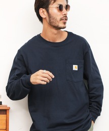 Carhartt/カーハート Workwear Long-Sleeve Pocket T-Shirt ポケット付き 長袖Tシャツ
