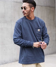 Carhartt/カーハート Workwear Long-Sleeve Pocket T-Shirt ポケット付き 長袖Tシャツ