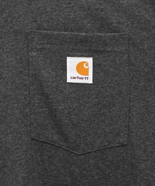 Carhartt(カーハート)の「Carhartt/カーハート Workwear Long-Sleeve Pocket T-Shirt ポケット付き 長袖Tシャツ(Tシャツ/カットソー・メンズ・ブラック/グレー/チャコールグレー/グリーン/ネイビー/ダークブラウン/グレー系その他/ブルー系その他2/グリーン系その他/ブルー系その他/レッド系その他/ホワイト/グリーン系その他2/オレンジ系その他・SMALL/MEDIUM/LARGE/X-LARGE/XX-LARGE)」の16枚目の写真