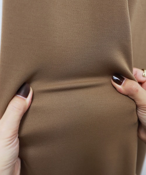 andme（アンドミー）の「きれいめポンチキャミワンピース（ワンピース・レディース・ブラック/ネイビー/カーキ/ライトブラウン/グレー系その他/ミント・M/L）」の20枚目の写真