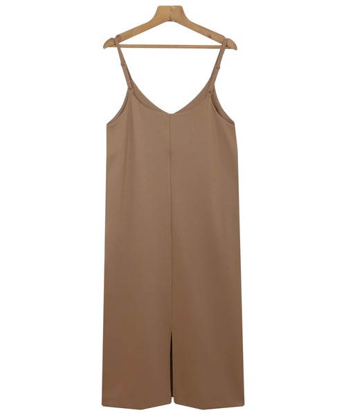 andme（アンドミー）の「きれいめポンチキャミワンピース（ワンピース・レディース・ブラック/ネイビー/カーキ/ライトブラウン/グレー系その他/ミント・M/L）」の22枚目の写真