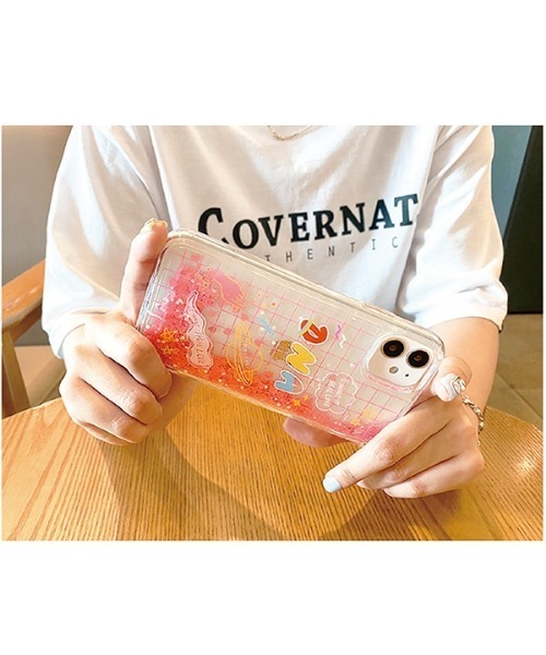 セール】【supergoods 】BTS DNA theme Glitter Phone Case - FOREVER