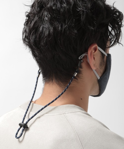 BAYFLOW（ベイフロー）の「BFマスクストラップ（マスク・レディース・ネイビー/グレー/ブルー・0）」の3枚目の写真