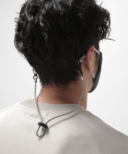 BAYFLOW（ベイフロー）の「BFマスクストラップ（マスク・レディース・ネイビー/グレー/ブルー・0）」の5枚目の写真