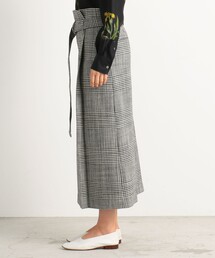 CABaN キャバン グレンチェック ベルテッドスカート caban（キャバン）の「□ウールグレンチェック ベルテッド