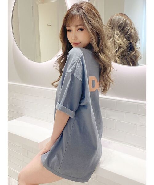 GYDA(ジェイダ)の「Deluxe edition BIG Tシャツ(Tシャツ/カットソー・レディース・オフホワイト/チャコールグレー/その他/その他2・FREE)」の7枚目の写真