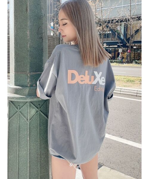 GYDA(ジェイダ)の「Deluxe edition BIG Tシャツ(Tシャツ/カットソー・レディース・オフホワイト/チャコールグレー/その他/その他2・FREE)」の9枚目の写真