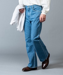 MR.OLIVE | 10oz オールシーズンデニム / Lポケット フレアジーンズ(フレアパンツ)(デニムパンツ)