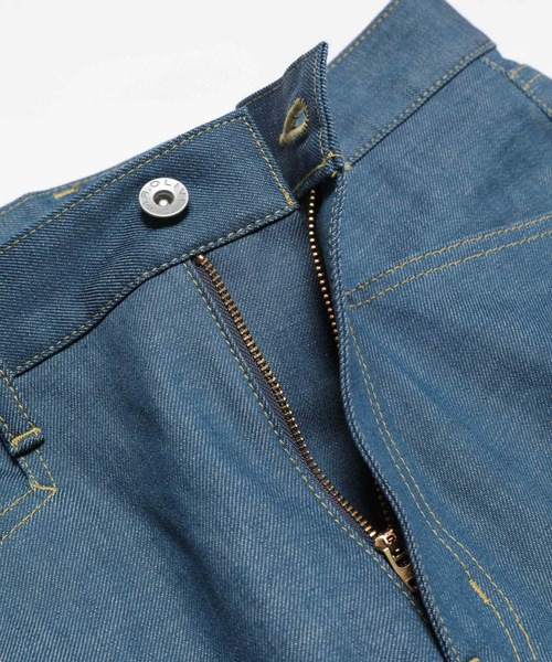 MR.OLIVE（ミスターオリーブ）の「10oz オールシーズンデニム / Lポケット フレアジーンズ(フレアパンツ)（デニムパンツ・メンズ・ナチュラル/ブルー/インディゴブルー/ブルー系その他・SMALL/MEDIUM/LARGE）」の5枚目の写真