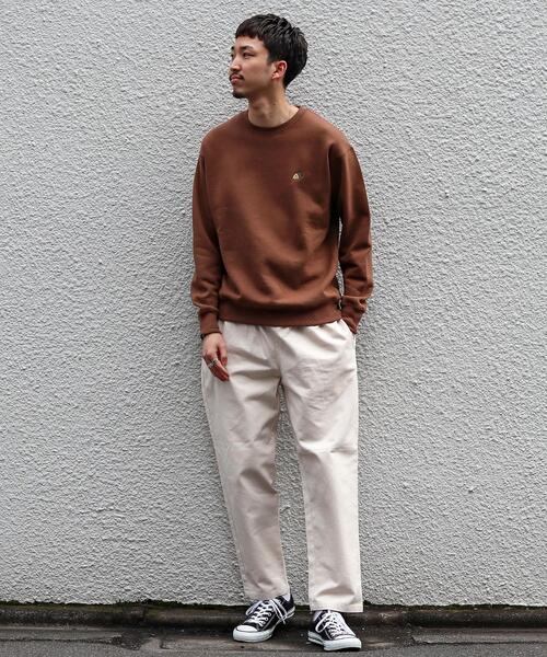 coen（コーエン）の「裏起毛ベア刺繍クルーネックスウェットトレーナー（スウェット・メンズ・ブラック/ブラウン/ホワイト・MEDIUM/LARGE/SMALL/X-LARGE）」の11枚目の写真