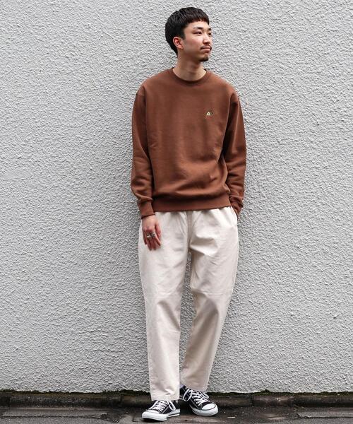 coen（コーエン）の「裏起毛ベア刺繍クルーネックスウェットトレーナー（スウェット・メンズ・ブラック/ブラウン/ホワイト・MEDIUM/LARGE/SMALL/X-LARGE）」の10枚目の写真