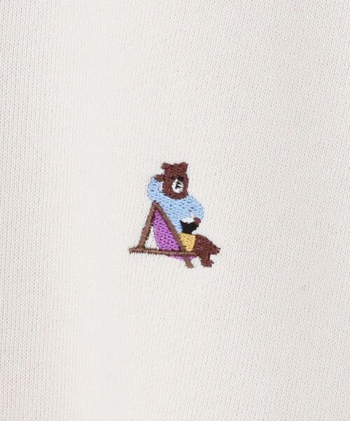 coen（コーエン）の「裏起毛ベア刺繍クルーネックスウェットトレーナー（スウェット・メンズ・ブラック/ブラウン/ホワイト・MEDIUM/LARGE/SMALL/X-LARGE）」の8枚目の写真