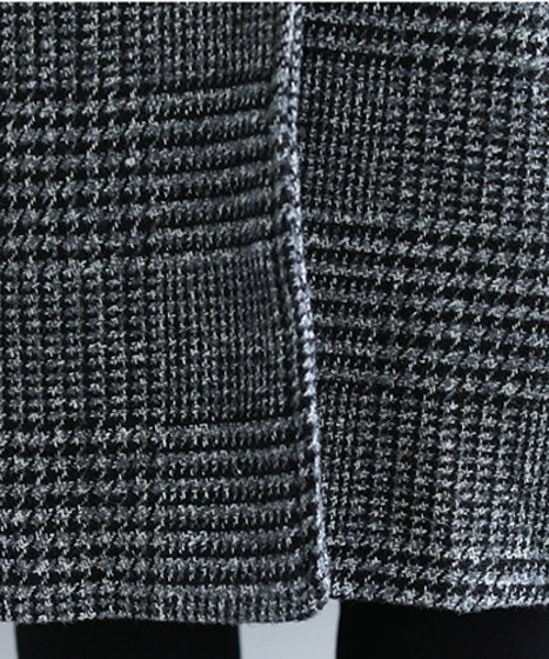 SUGAR BISKET（シュガービスケット）の「グレンチェックゆったりコート（その他アウター・レディース・グレー/モカ・M/L/XL）」の13枚目の写真