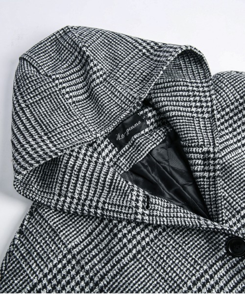 SUGAR BISKET（シュガービスケット）の「グレンチェックゆったりコート（その他アウター・レディース・グレー/モカ・M/L/XL）」の20枚目の写真