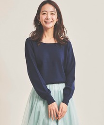 The Virgnia（ザ ヴァージニア）の「総針Vネックカラーニット（ニット/セーター）」