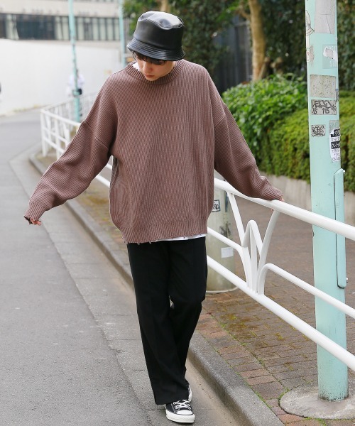 RAGEBLUE（レイジブルー）の「ヴィンテージダメージニットクルー/928255（ニット/セーター・メンズ・ライトグリーン/ピンク系その他/スミクロ・FREE）」の20枚目の写真