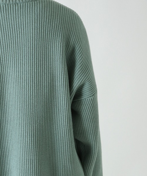 RAGEBLUE（レイジブルー）の「ヴィンテージダメージニットクルー/928255（ニット/セーター・メンズ・ライトグリーン/ピンク系その他/スミクロ・FREE）」の5枚目の写真