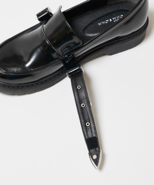 WHO'S WHO gallery(フーズフーギャラリー)の「マニッシュコンチョローファー(ローファー・レディース・ダークグリーン/ブラック系その他・MEDIUM/LARGE)」の5枚目の写真