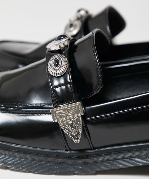 WHO'S WHO gallery(フーズフーギャラリー)の「マニッシュコンチョローファー(ローファー・レディース・ダークグリーン/ブラック系その他・MEDIUM/LARGE)」の15枚目の写真