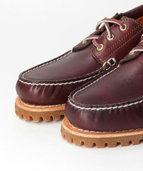 Timberland（ティンバーランド）の「＜Timberland（ティンバーランド）＞ 3EYE  CLASSIC LUG/シューズ（モカシン/デッキシューズ・メンズ・ワインレッド・25.5cm/26.5cm/28cm/25cm/27cm/26cm/27.5cm）」の6枚目の写真