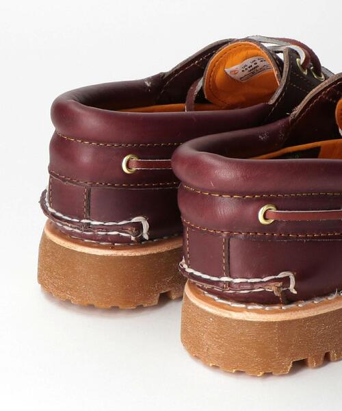 Timberland（ティンバーランド）の「＜Timberland（ティンバーランド）＞ 3EYE  CLASSIC LUG/シューズ（モカシン/デッキシューズ・メンズ・ワインレッド・25.5cm/26.5cm/28cm/25cm/27cm/26cm/27.5cm）」の7枚目の写真