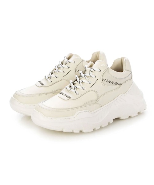 Lucida（ルシーダ）の「Aldebaran/軽量厚底スニーカー（スニーカー・レディース・ホワイト/ブラック/ベージュ/その他1/ピンクベージュ/アニマル/ナチュラル・38/39/35/36/37）」の18枚目の写真