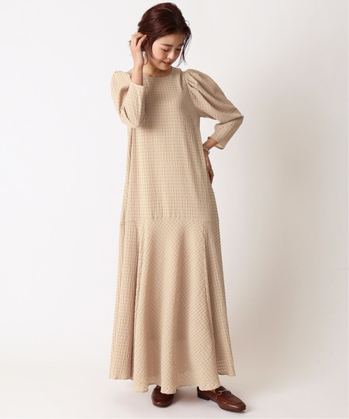 セール シャドーチェックタックスリーブドレス ワンピース U By Spick Span ユーバイスピックアンドスパン のファッション通販 Zozotown