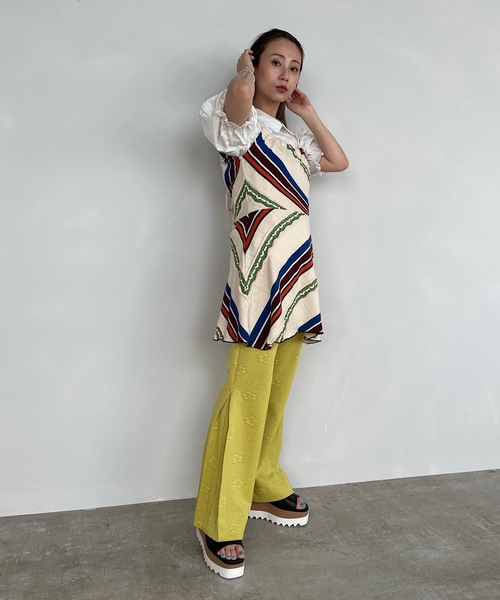 SANSeLF(サンセルフ)の「【SANSeLF】Se original border tunic sanwt3(ワンピース・レディース・マルチ・FREE)」の3枚目の写真